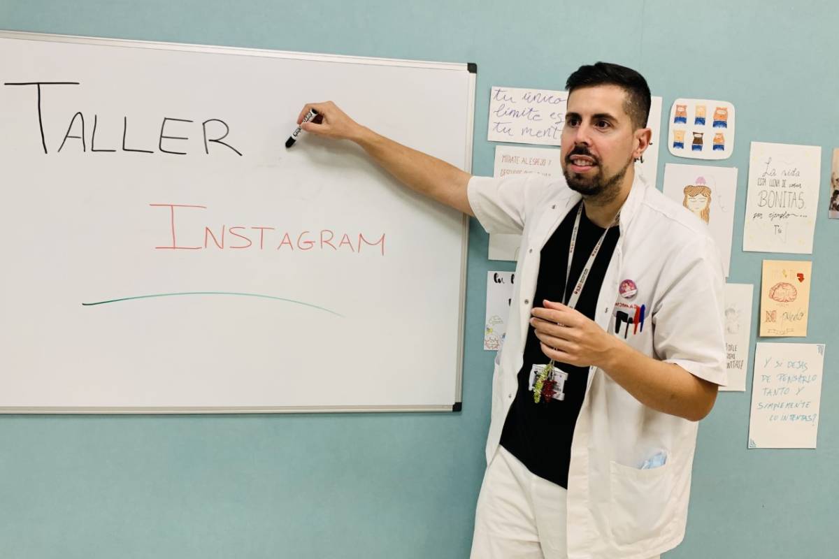 Jordi Mitjà Costa, enfermero de la Unidad de Trastornos de la Conducta Alimentaria del Área de Salud Mental del Hospital Sant Joan de Déu de Barcelona, e impulsor y coordinador de la cuenta en Instagram.